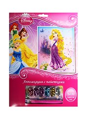 Набор д/творч. MultiArt Аппл. из пайеток Disney Принцессы (SQC-EP100-PR) (600 пайеток) (3 дизайна в ассорт.) (3+) (упаковка) (кор. 4х24шт)