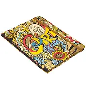 Записная книжка, ТМАдъютант А5 (15*21см) 144стр нелинованная ТМАдъютант Street ART тверд.обл. на резинке