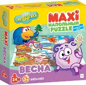 Пазл, Дрофа, Maxi, Смешарики, 24 элемента, напольный