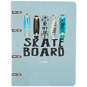 Тетрадь на кольцах в клетку Listoff, "Cute & Funny. Дизайн 14", 100 листов