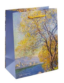 Пакет А5 23*18*10 "Антиб, вид из садов Салис" нейтр., бум.мат.ламинат