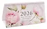 Календарь 2026г 210*120 "Пионы" настольный, домик - 0
