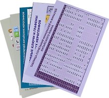 Комплект из 6 таблиц для изучения китайского языка