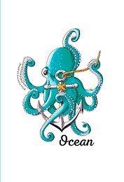 Блокнот Ocean. Скетчи Лизы Красновой