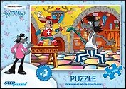 Пазл «Любимые мультфильмы 4» 54 элемента, мини, Step Puzzle