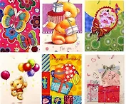 Пакет подарочный, 17,8х24,2х10,2, декоративный, ламинат MA