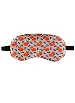 Маска для сна Лисы на бежевом фоне (пакет)