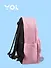 Рюкзак Yoi, стеганый розовый - 1