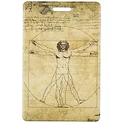 Чехол для карточек Леонардо да Винчи Витрувианский человек (ДГ2021-292)