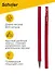 Ручка шариковая Schiller, Slim Glide, красная 0,7 мм - 1