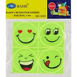 Набор светоотражающих наклеек (4шт.) (МС-3625)