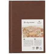 Скетчбук А6 62л "Travelling sketchbook"  слоновая кость, рисов.бумага 130г/м2, книжный п-т, Гознак