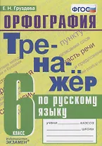 Тренажер по русскому языку. 6 класс. Орфография