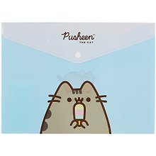 Папка -конверт «Pusheen» А4 на кнопке, Academy Style