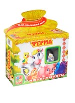 Игровой набор, ТМ Vladi Toys, Игра на магнитах Ферма, Мультиколор