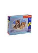 Пазл Castorland MIDI Котята на одеяле 120эл. В-13111