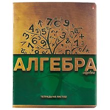 Тетрадь предметная «Металлографика NEW. Алгебра» 48 листов в клетку, со справочными материалами - Альт