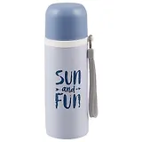 Термос матовый Надписи (металл) (350 мл) (12-7306-LD-B727S)