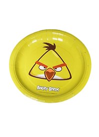 Angry Birds одноразовая картонная тарелка Желтая птица (6шт)