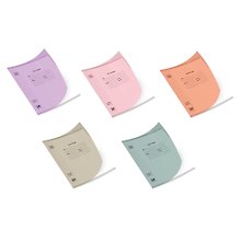 Тетрадь 24л лин. "Soft Cover. Muted" пласт.обл., ассорти