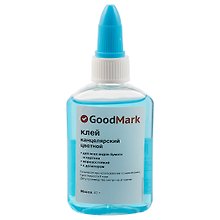 Клей канцелярский GoodMark, 40 г, цветной