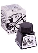 Тушь художественная чёрная, 14 мл, Winsor&Newton - 0