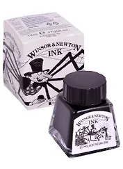 Тушь художественная Winsor&Newton, 14 мл, черная