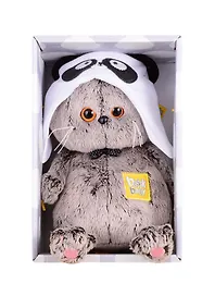 Игрушка мягкая Budi Basa, Басик BABY в шапке - панда (20 см) (BB-070)
