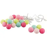 Гирлянда светодиодная яркая расцветка 2 (35 шариков) (ПВХ бокс)