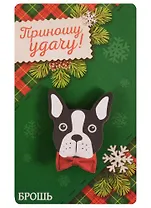 Новогодняя брошь Приношу удачу