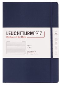 Книга для записей B5 61л лин. "Classic" мягк.обл., цвет синий неви, Leuchtturm1917