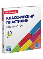 Пластилин 10цв 160гр "Basic", к/к, ErichKrause 
