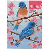 Скетчбук А5 40л "Птицы" 160г/м2, склейка