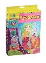 K.Orb.Мозаика-набор Сверкающая русалка (4 шт.) (00425) (4+) (Умная мозаика) (Origami) (упаковка)