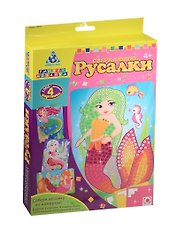 K.Orb.Мозаика-набор Сверкающая русалка (4 шт.) (00425) (4+) (Умная мозаика) (Origami) (упаковка)