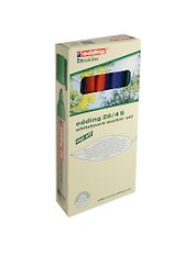 Маркеры для доски "EcoLine" 04цв 1,5-3мм, к/к, Edding