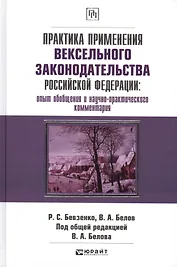 Практика применения вексельного законодательства Российской Федерации: опыт обобщения и научно-практического комментария. практическое пособие