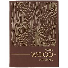 Записная книжка «Materials. Wood» А6, 80 листов в точку, Listoff