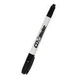 Маркер перманентный GoodMark, двухсторонний черный