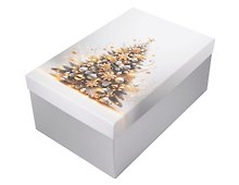 Коробка подарочная "НОВОГОДНИЙ МИКС " 30.5*20*13см, Новый год, картон