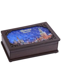 ГС Купюрница Москва Достопримечательности города вид 1 (хдф) (17,5 x 9,5 x 5,0)