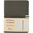 Записная книжка А6 100л лин. "LITE BOOK. Графитовый" иск.кожа, интегр.переплет, скругл.углы, ляссе, поперечн.резинка, инд.уп. - 0