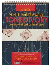 KR.Альбом для эскизов А4, 30л., спираль, тверд.карт.подлож. 05534