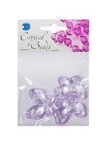 Бусины Кристальная игра Бабочки розовые (CRP157) (3шт) (упаковка)