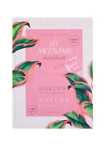 Скетчбук А5 100л "Сад снов" белый, 100 г/м2, твердый переплет