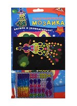 Мозаика голографическая А6 Павлин 2 (C2600-08) (Апплика) (набор д/творч.) (4+) (упаковка)