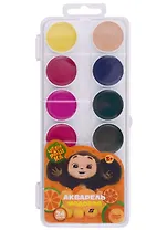 Краски акварельные "Чебурашка", 24 цвета