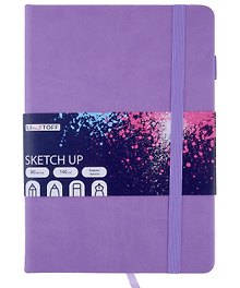 Скетчбук «Sketch Up. Фиалковый» 148 х 210, 80 листов, 140г/м2