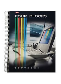 Тетрадь общая «Four Blocks», 160 листов в клетку, А4 - Hatber