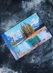 Альбом для рисования Unnika, "Горное озеро", А4, 20 листов, на склейке, в ассортименте